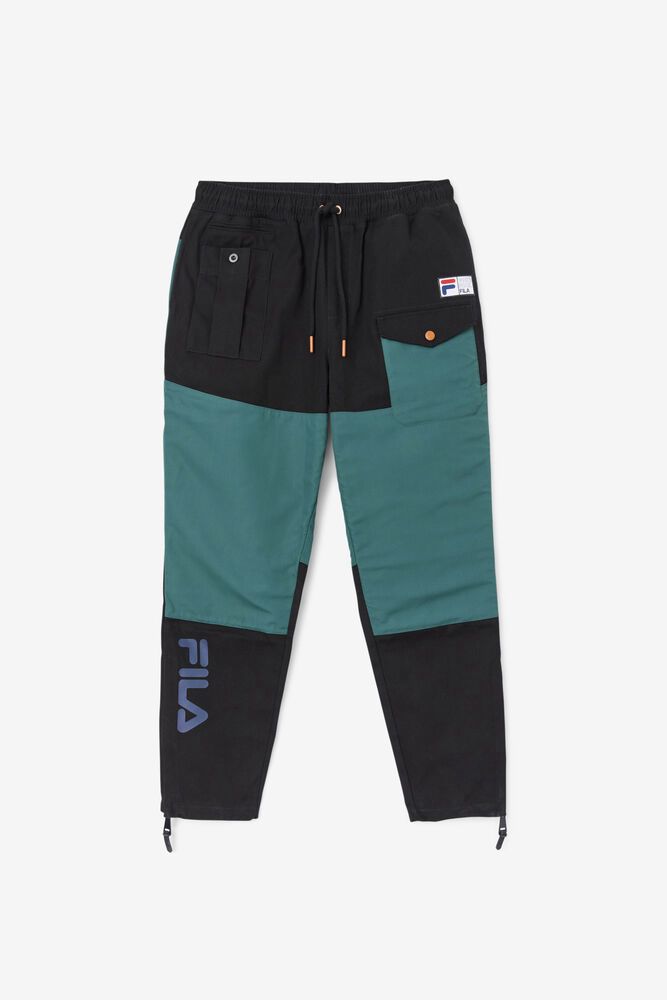 Fila Amazon Cargo Pants Black - Mens - 91604ERZM